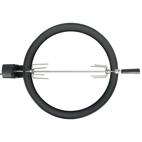 Vidaxl BBQ Rotisserie Ring 57 cm sort