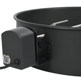 Vidaxl BBQ Rotisserie Ring 57 cm sort