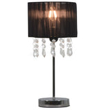 Vidaxl skrivebordslampe omkring E27 sort