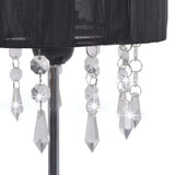 Vidaxl skrivebordslampe omkring E27 sort