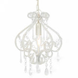 Vidaxl loftlampe med perler omkring E14 White