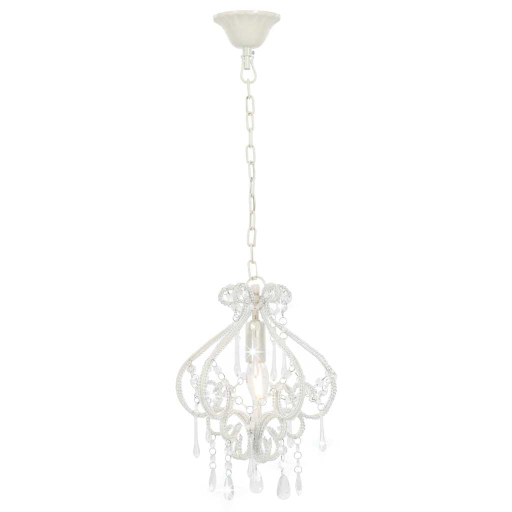 Vidaxl loftlampe med perler omkring E14 White