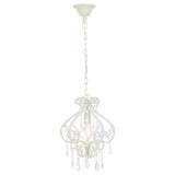Vidaxl loftlampe med perler omkring E14 White