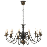 Vidaxl lysekrone 12xe14 Antiques Black