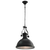 Vidaxl loftslampe omkring E27 sort