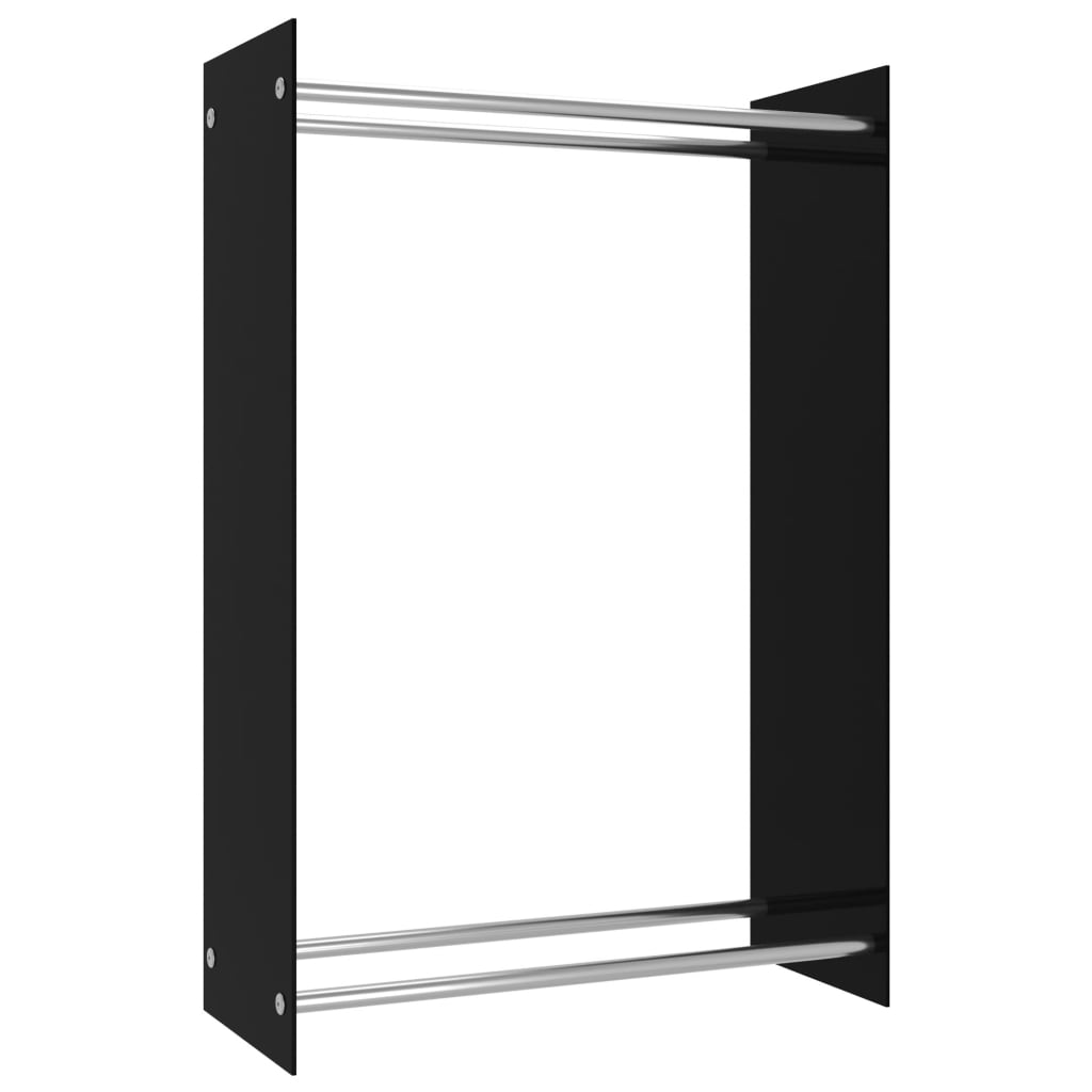 Vidaxl pejs 80x35x120 cm glas sort