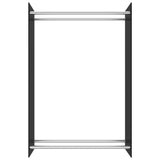 Vidaxl pejs 80x35x120 cm glas sort
