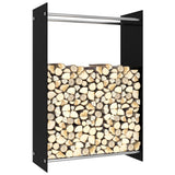 Vidaxl pejs 80x35x120 cm glas sort