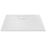 Vidaxl brusebakke 80x80 cm SMC White