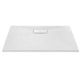 Vidaxl brusebakke 90x80 cm SMC White