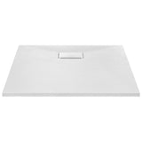 Vidaxl brusebakke 90x90 cm SMC White