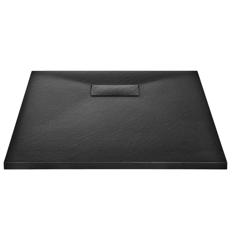 Vidaxl brusebakke 90x70 cm SMC sort
