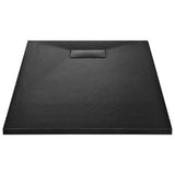 Vidaxl brusebakke 100x80 cm SMC sort