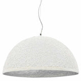 Vidaxl hængende lampe E27 Ø50 cm hvid og sølv