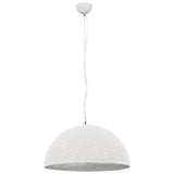 Vidaxl hængende lampe E27 Ø50 cm hvid og sølv
