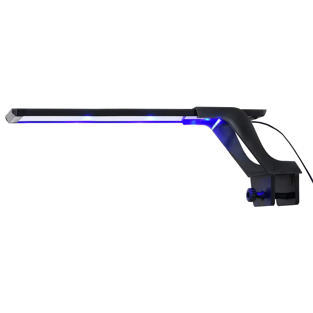 VidaXL akvarielampe med klemme LED 35-55 cm blå og hvid