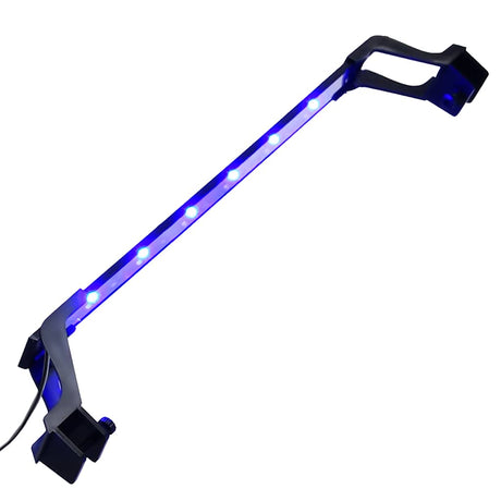 VidaXL akvarielampe med klemmer LED 55-70 cm blå og hvid