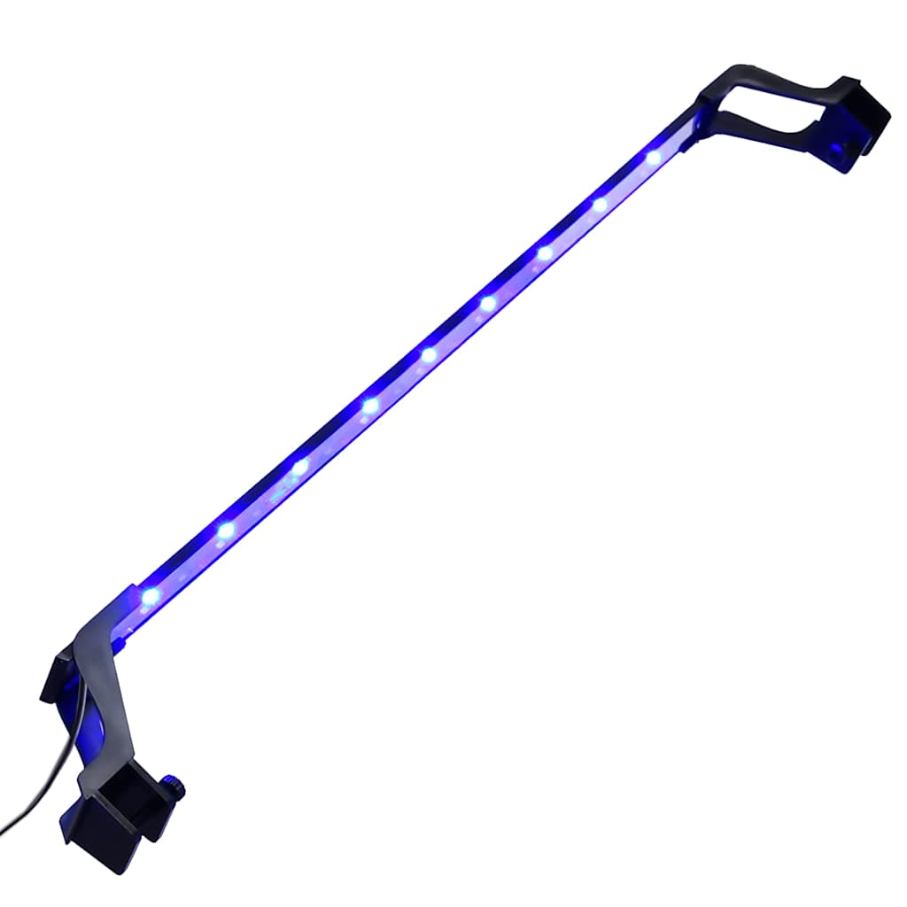 VidaXL akvarielampe med klemmer LED 75-90 cm blå og hvid