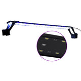 VidaXL akvarielampe med klemmer LED 75-90 cm blå og hvid