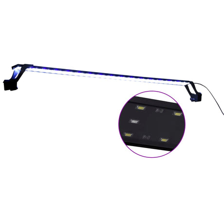 Vidaxx akvarielampe med klemmer LED 115-130 cm blå og hvid
