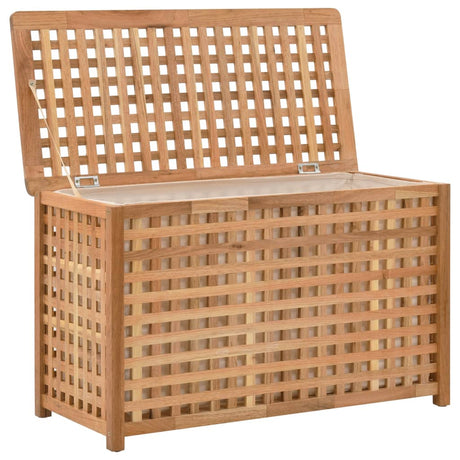 Vidaxl vaskeri Kurv 77.5x37.5x46.5 cm Fast valnødstræ