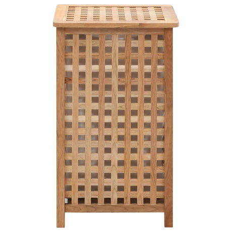 Vidaxl vaskeri kurv 39x39x65 cm solid valnød træ