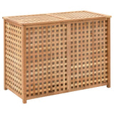 Vidaxl vaskeri Basket 87.5x46x67 Solid valnødstræ