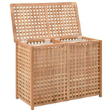 Vidaxl vaskeri Basket 87.5x46x67 Solid valnødstræ