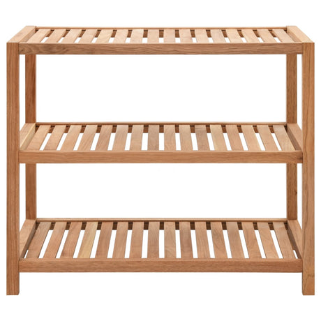 Vidaxl badeværelse rack 65x40x55 cm fast valnød træ