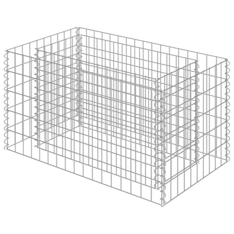 Vidaxl Gabion Planning Box hævet 90x50x50 cm galvaniseret stål