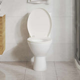 Vidaxl toilet sæde blødt tæt med hurtig frigivelse design hvid
