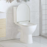 Vidaxl toilet sæde blødt tæt med hurtig frigivelse design hvid