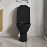 Vidaxl toilet sæde blødt tæt med hurtig frigørelsesdesign sort