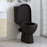 Vidaxl toilet sæde blødt tæt med hurtig frigørelsesdesign sort