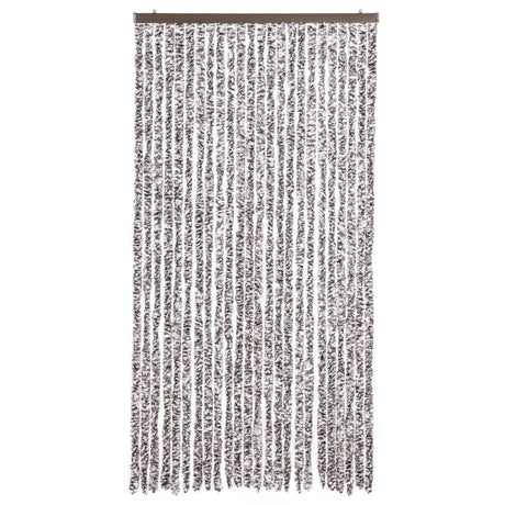 Vidaxl Fly Curtain 100x220 cm Chenille Brown og Beige