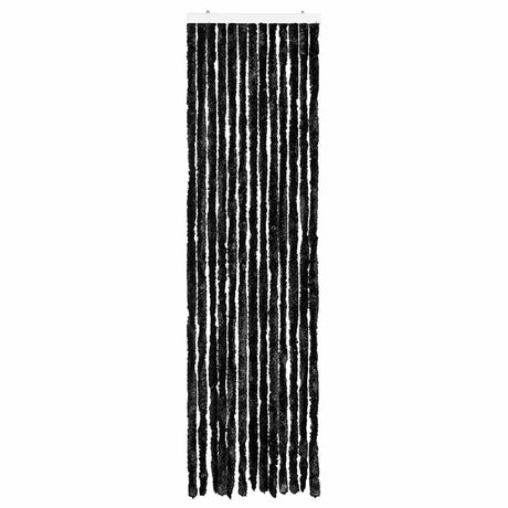 Vidaxl Fly Curtain 56x185 cm Chenille Anthracite
