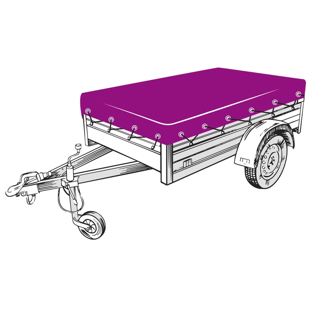 Vidaxx trailernet 2x3,5 m HDPE sort