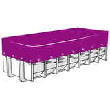 Vidaxl Containernet 3x7 M HDPE Sort