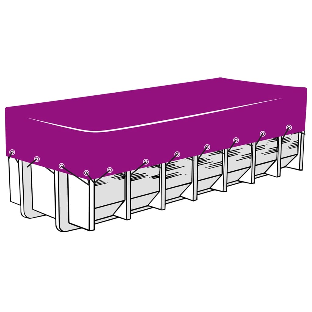 Vidaxx containernet 3,5x8 m HDPE sort