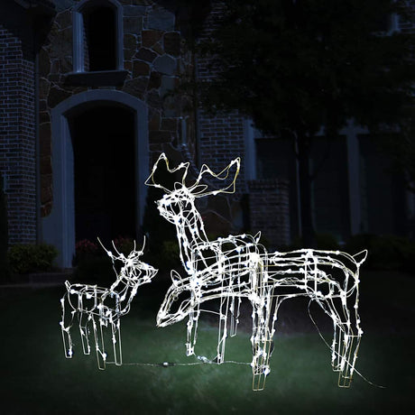 Vidaxl 3-delt julebelysning Rendieren 229 LED'er