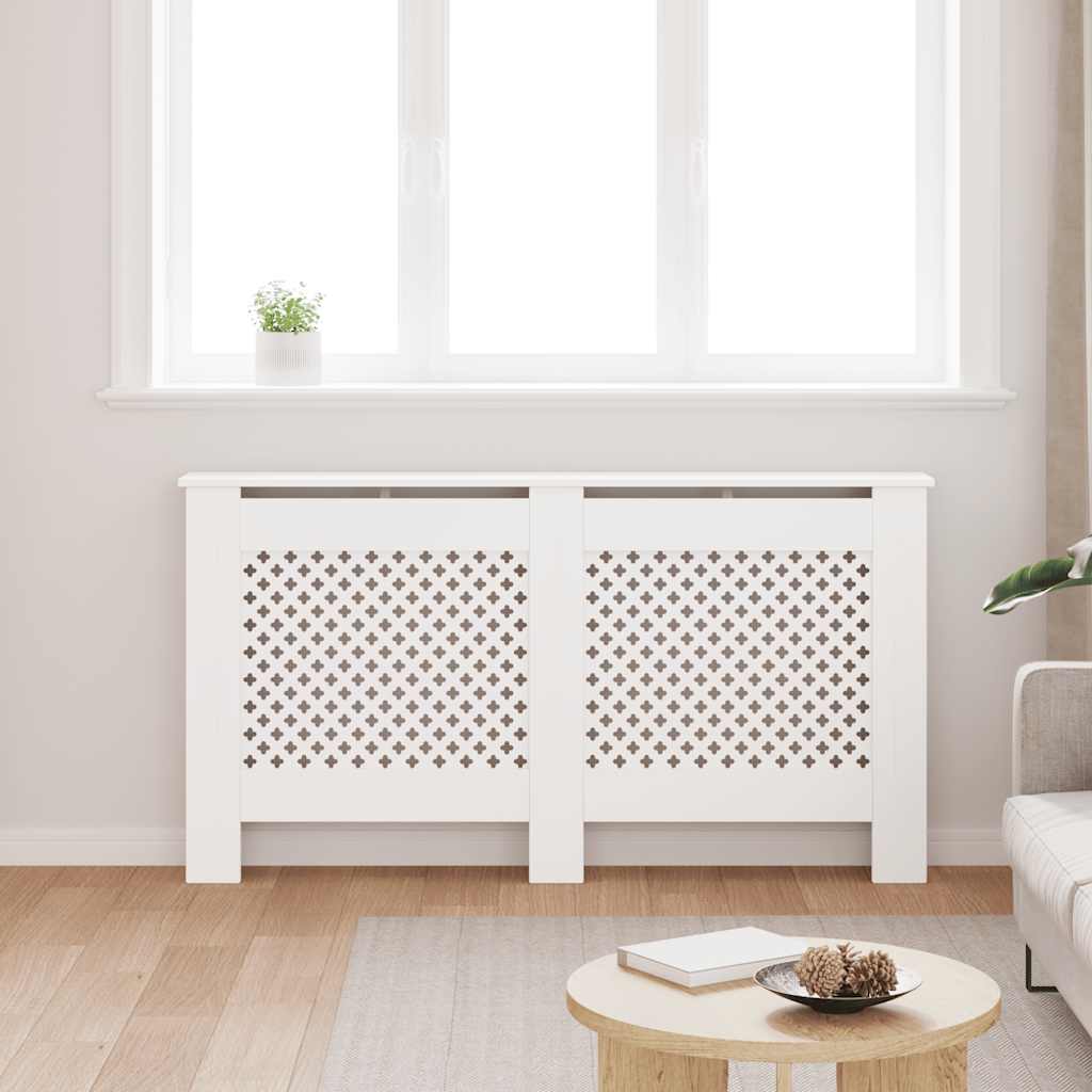 Vidaxl Radiatorom Construction 152x19x81,5 cm MDF White