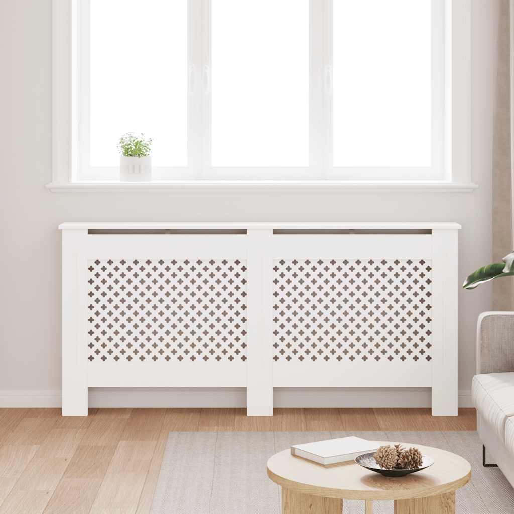 Vidaxl Radiatorom Construction 172x19x81,5 cm MDF White