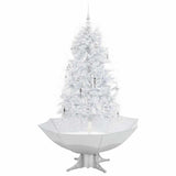 Vidaxl Christmas Tree Snowing med paraplyer 170 cm hvid