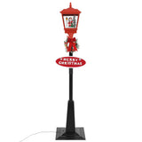 Vidaxl Straat Lamp med julemanden førte 180 cm