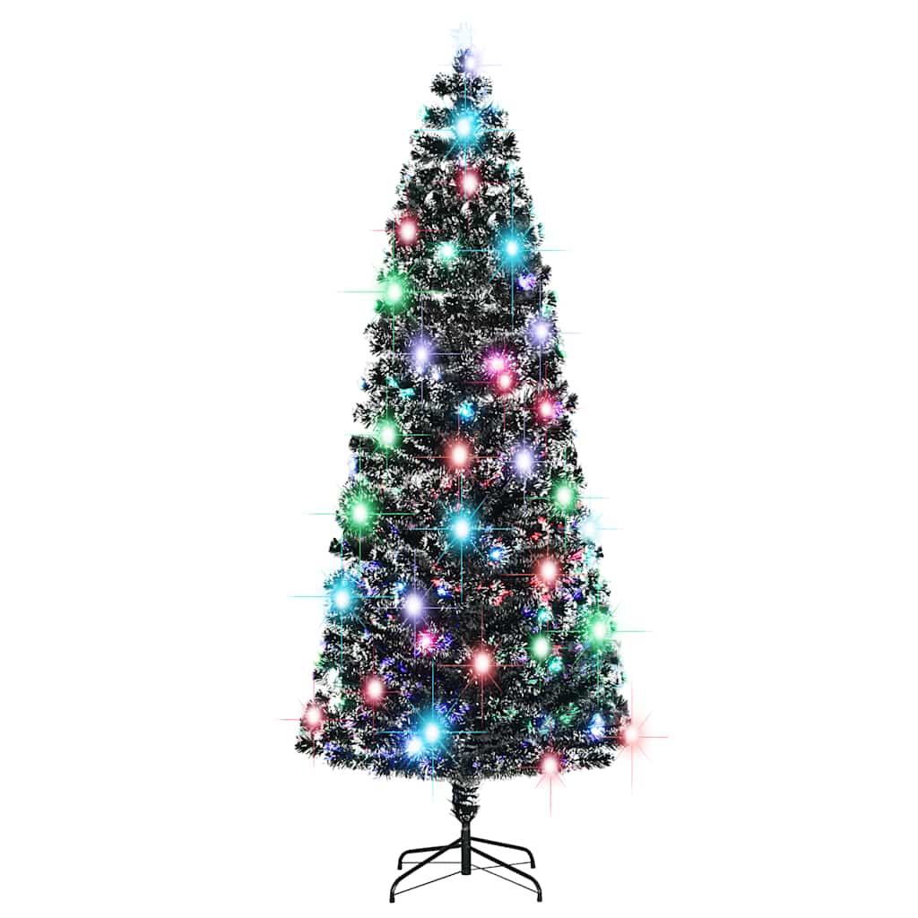 Vidaxx foroplyst juletræ med stativ og LED 240 cm fiberoptik