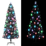 Vidaxx foroplyst juletræ med stativ og LED 240 cm fiberoptik
