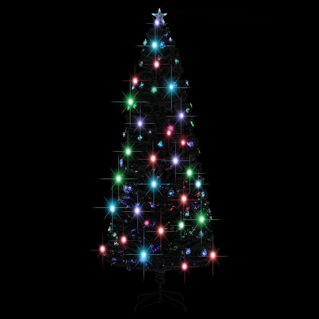 Vidaxx foroplyst juletræ med stativ og LED 240 cm fiberoptik