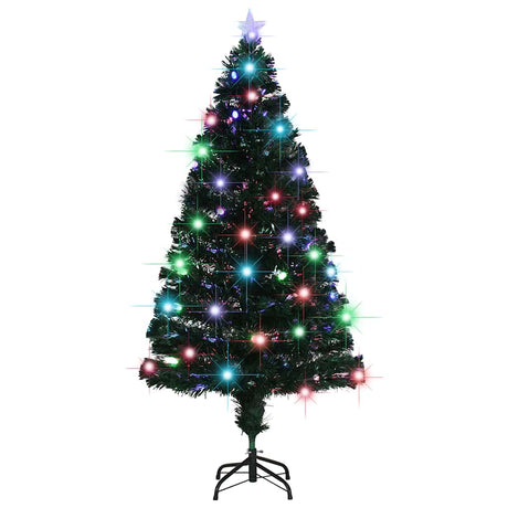 Vidaxx foroplyst juletræ med stativ og LED 150 cm fiberoptik