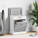 Vidaxl Shoe Cabinet 50x28x58 cm Paulowniahout Gray