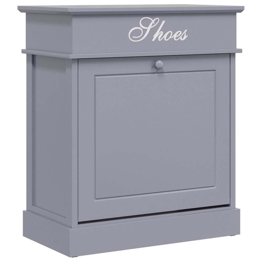 Vidaxl Shoe Cabinet 50x28x58 cm Paulowniahout Gray